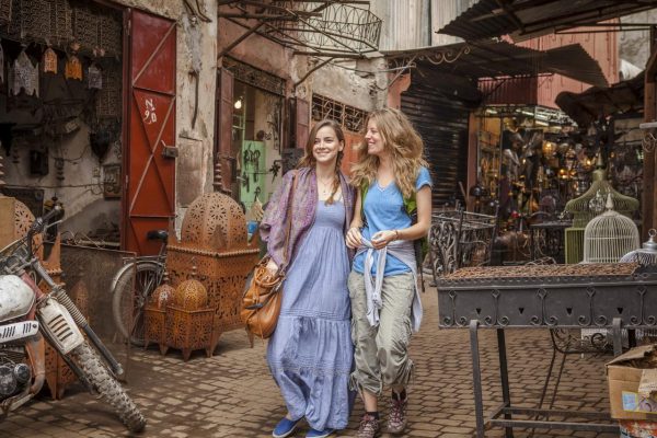 Morocco Marrakech Souks Female Travellers